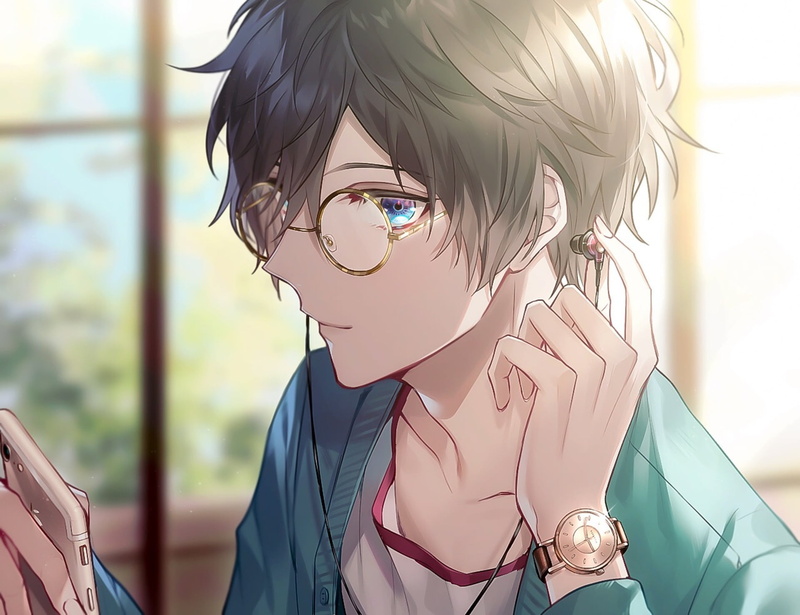 Boy, 1080P, Glasses, Anime, Original