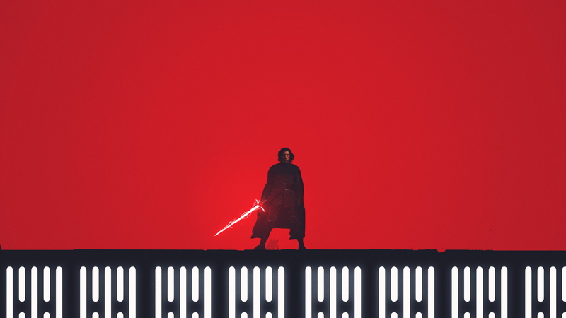 4K, Star Wars: The Last Jedi, Kylo Ren, Artwork, 4K