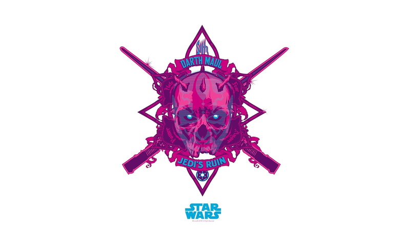 Star Wars, logo, Darth Maul, anime, 1080P