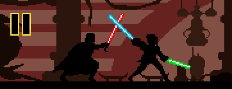 pixel art, lightsaber, 1080P, Star Wars: Episode II - Attack of the Clones, Star Wars