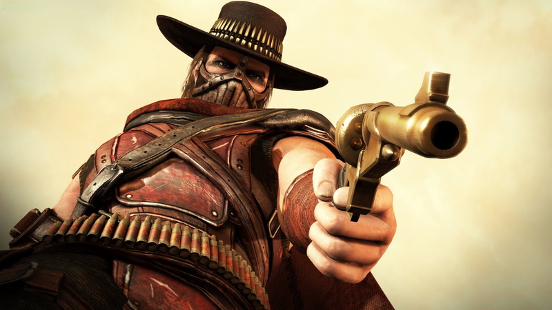 sculpture, low angle view, clothing, male likeness, Mortal kombat x, indoors, statue, artist, holding, human representation, hat, Outworld, vignette, portrait