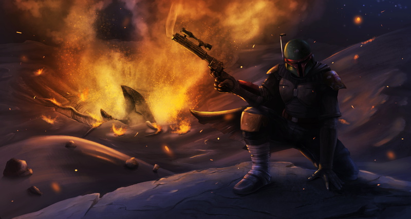 Mandalorian warrior, helmet, art, bounty hunter, Star Wars, boba fett, 8K