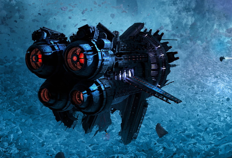 science fiction, artwork, science, 1080P, 1920x1305, fiction, aircraft