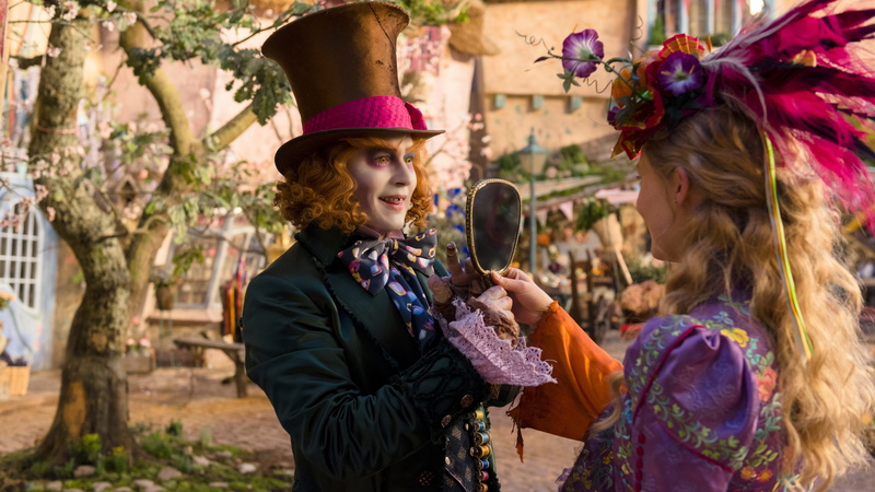 8K, best movies of 2016, Johnny Depp, Alice Through the Looking Glass, Mia Wasikowska