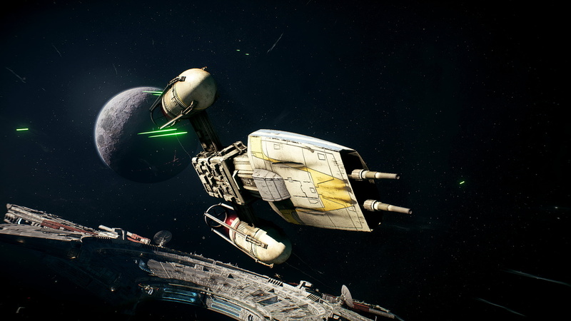 2K, Space, Y-wing, Star Wars Battlefront II (2017), Star Wars