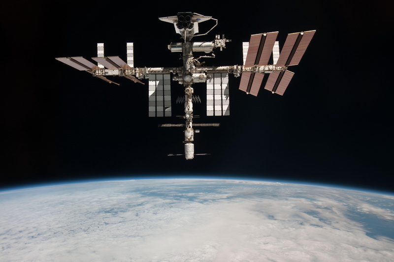NASA, The International Space Station, Shuttle, 5K, 2011, silver, satellite, space, Endeavour