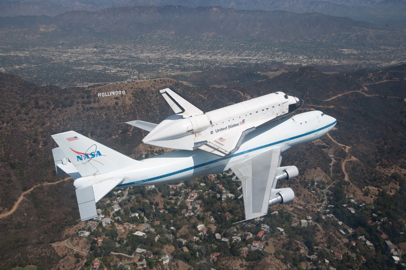 Space Shuttle, NASA, Airplane, Space Shuttles, 1080P, Space Shuttle Endeavour, Shuttle, Hollywood Hills