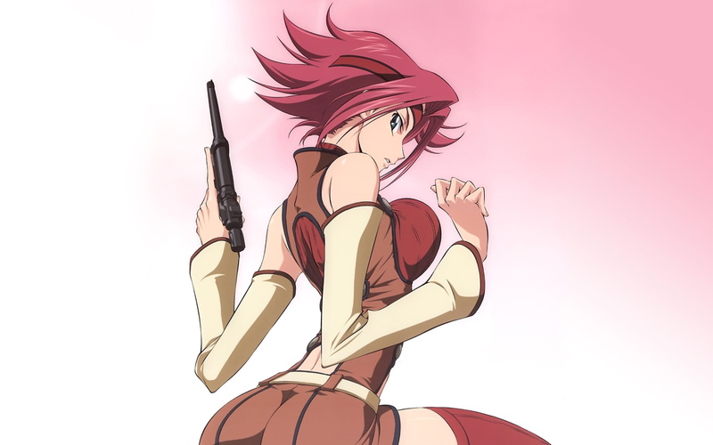 activity, Code Geass, fashion, Kallen Stadtfeld, anime, studio shot, no people, wall - building feature, human representation, representation, clothing