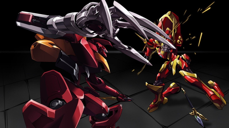 Code Geass, in a row, no people, paper, black background, side by side, large group of objects, Kallen Stadtfeld, sunlight, creativity, anime, multi colored