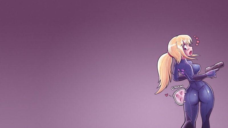 bodysuit, Samus Aran, Metroid, video games, 1080P
