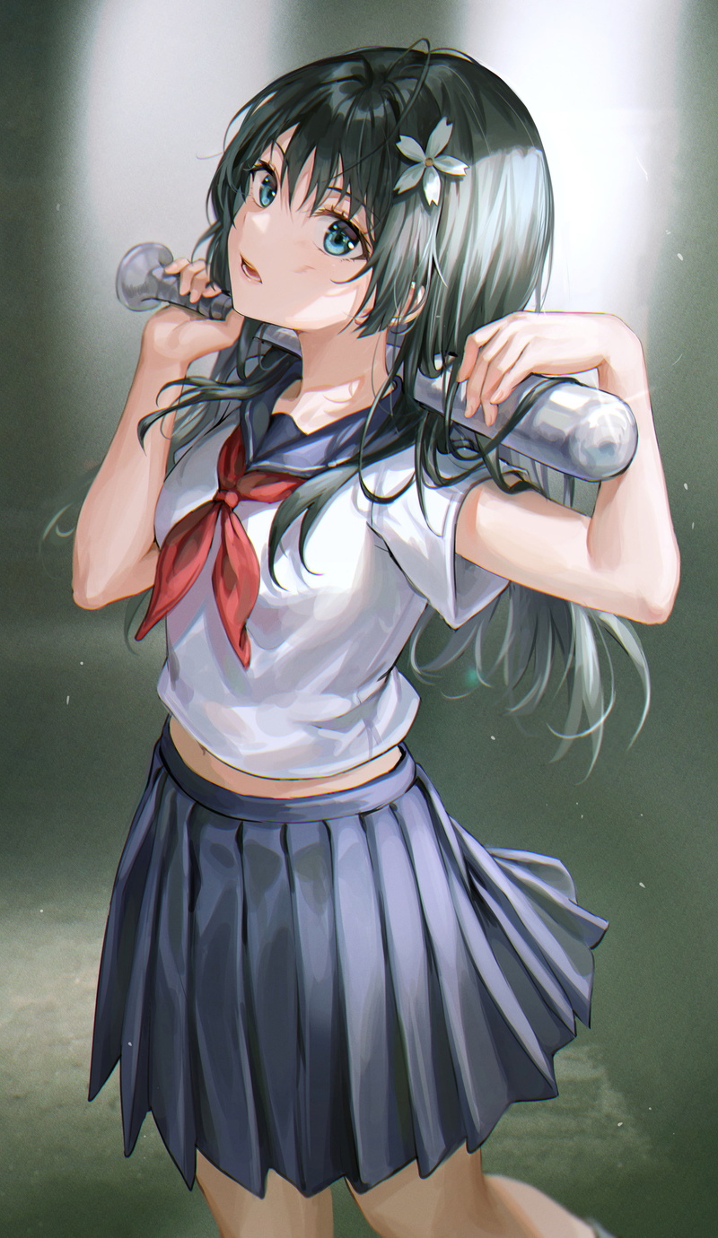 anime girls, 4K, anime, Sak (artist)