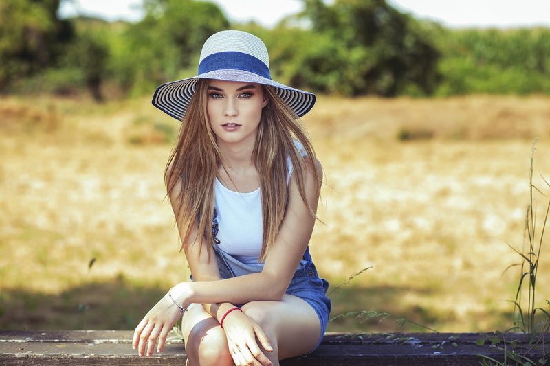 720P, long hair, contemplation, women with hats, young adult, hair, women, beautiful people, beauty, beautiful woman, adult, women outdoors, sitting, blonde