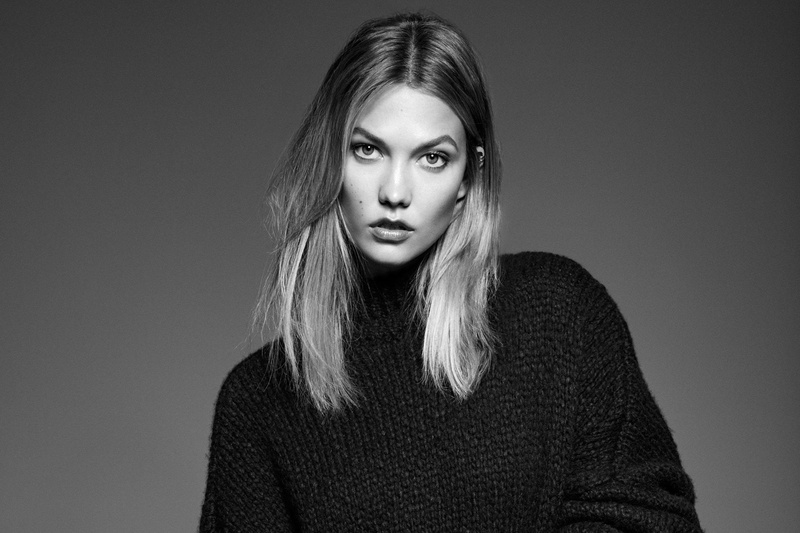 Karlie Kloss, Models, Black and White, 1080P, Model, American