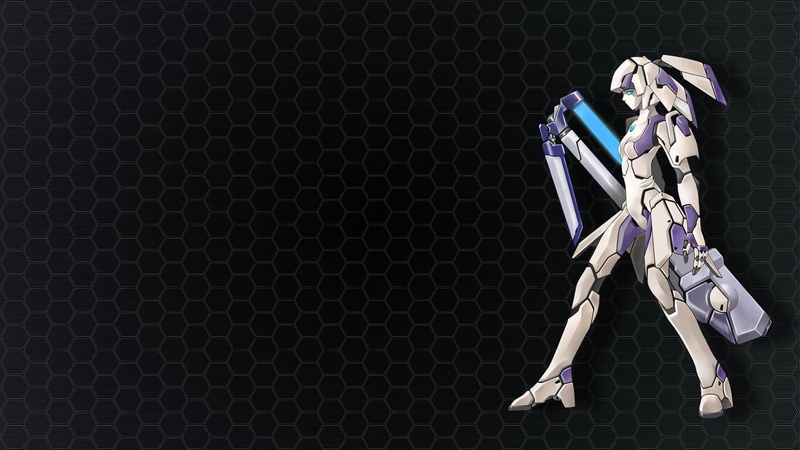 1080P, androids, Phantasy Star Online, hexagon