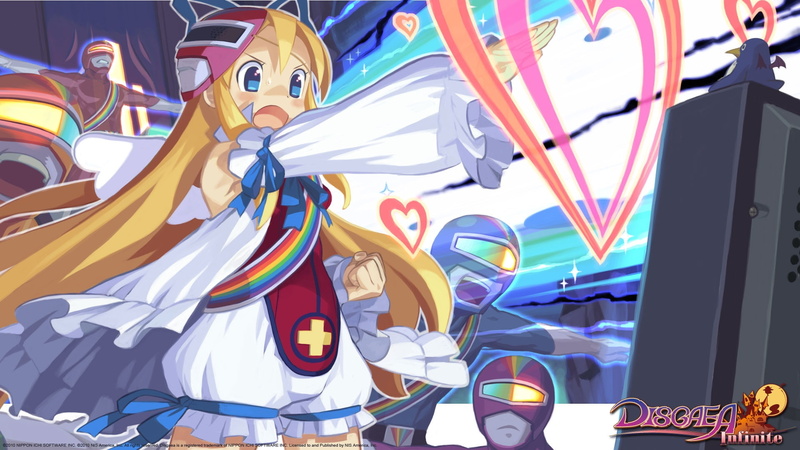 arts culture and entertainment, young women, amusement park, jrpg, flonne, Anime, lifestyles, textile, pattern, human representation, adult, disgaea infinite