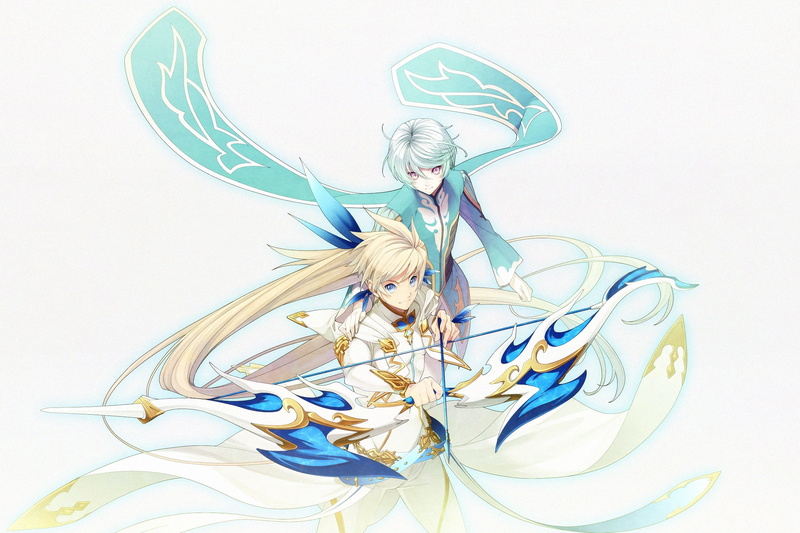 two people, fashion, young women, adult, arrow, positive emotion, beautiful woman, indoors, emotion, beauty, sorey, anime style games, 1080P, togetherness