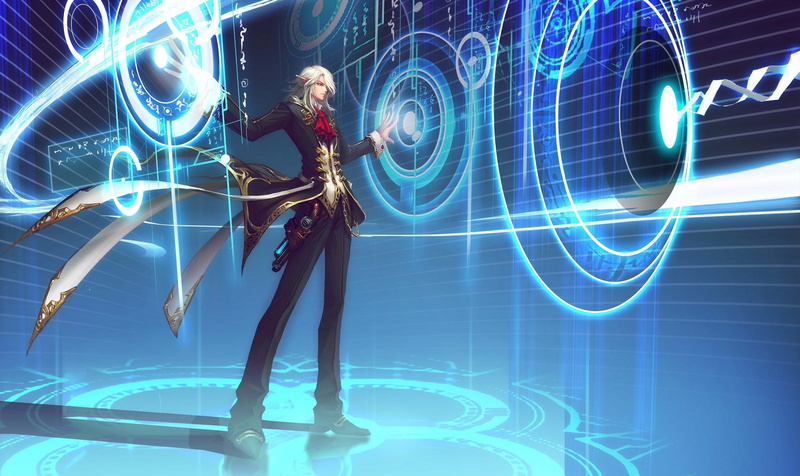 light trail, technology, arts culture and entertainment, standing, futuristic, digital composite, dimension controller, anime boys, connection, abstract