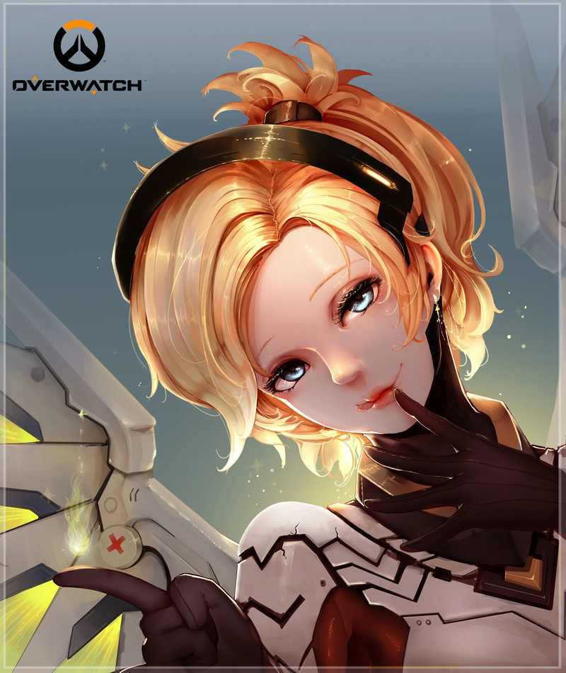 make-up, headshot, bodysuit, young adult, adult, females, human representation, 4K, Overwatch, women, close-up, anime, blonde, indoors, technology, hair