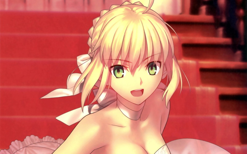 Fate/Stay Night, Fate Series, 1080P, Saber Bride, Saber (Fate Series)