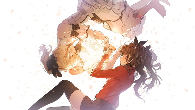 1080P, Fate Series, Fate/Stay Night, Rin Tohsaka, Saber Bride