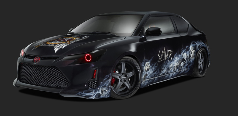4K, heavy, concept, t-c, mobile, tuning, metal, thrash, 2014, amp, scion, slayer