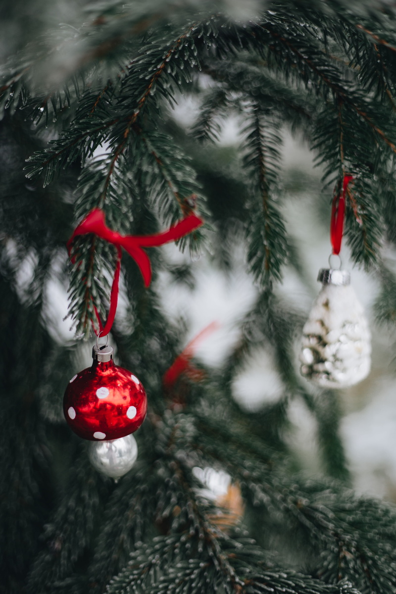 vintage, christmas tree, celebration, holiday, winter, focus on foreground, day, fir tree, tree, decoration, celebration event, hanging, ornaments, plant
