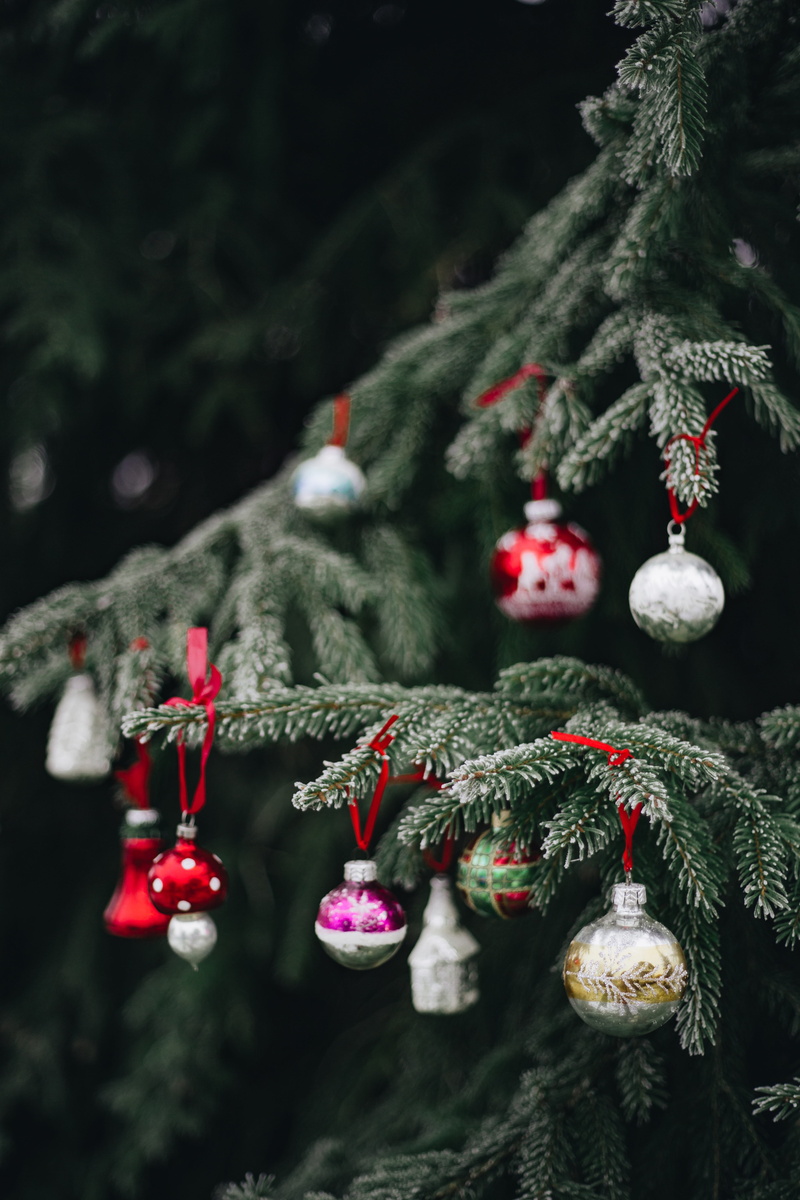 christmas decoration, art and craft, vintage, christmas ornament, christmas tree, Christmas balls, hanging, focus on foreground, decoration, tree, no people
