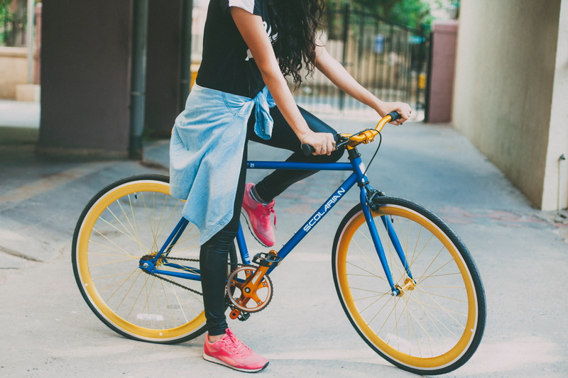 activity, ride, transportation, girl, summer, recreational Pursuit, bicycle, 5K, beautiful, fun, city Life, leisure Activity, caucasian Ethnicity, full length