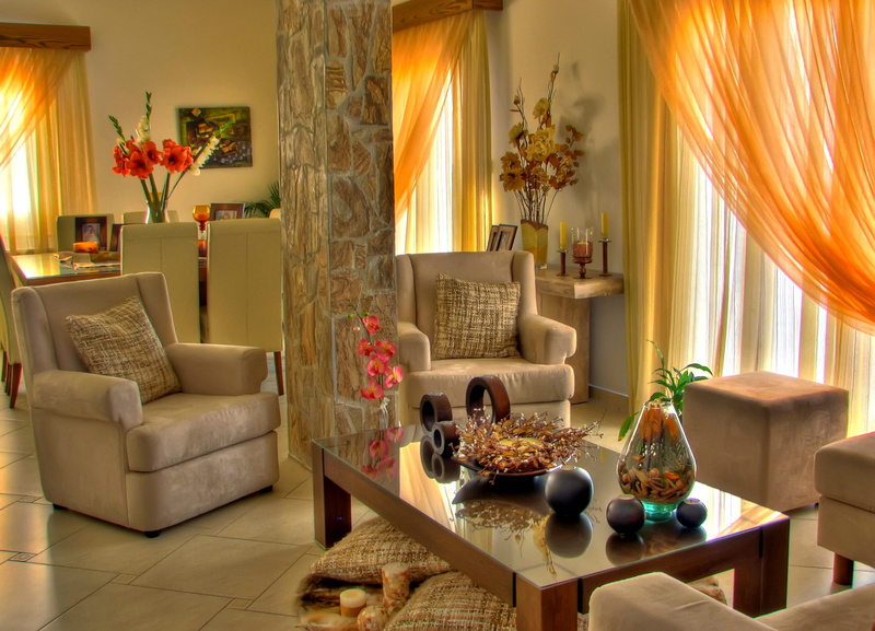 home, Room, lifestyles, candles, home Interior, flowers, home Showcase Interior, armchair, domestic Room, Orchid, Ottoman, indoors, Windows, seat, furniture