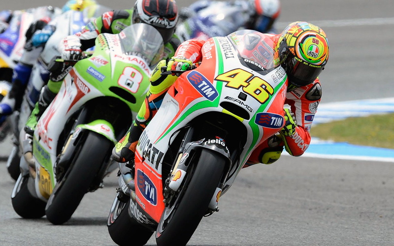 white, racing, sports, formula, motogp, 720P, orange, hd, number, ducati, green, motorcycle