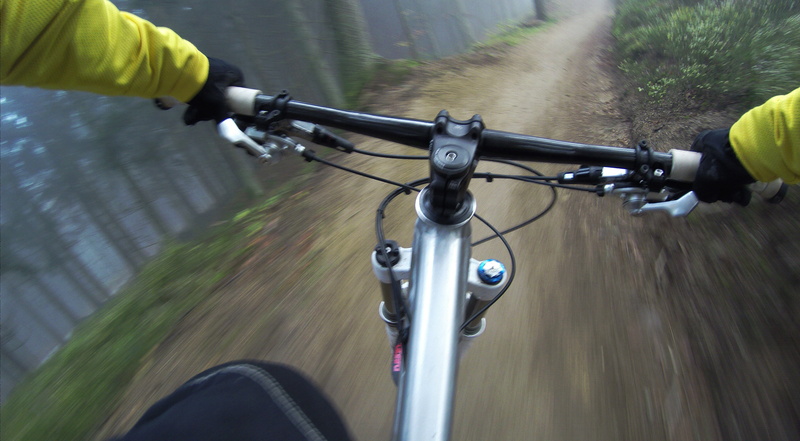 mtb, forest, activity, one person, nature, handlebar, mode of transportation, hand, personal perspective, bicycle, road, dirt, human body part, transportation