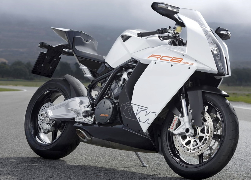 r, no people, black, 2012, stationary, white, chrome, KTM, motorcycle, 1080P, day, street, bicycle, transportation, city, metal, wheel, rc, mode of transportation