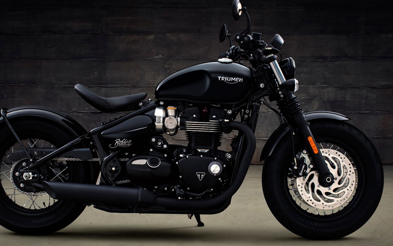 luxury, 2K, bobber, mode of transportation, transportation, travel, retro styled, scooter, land vehicle, street, triumph, motorcycle, wallpap, chrome