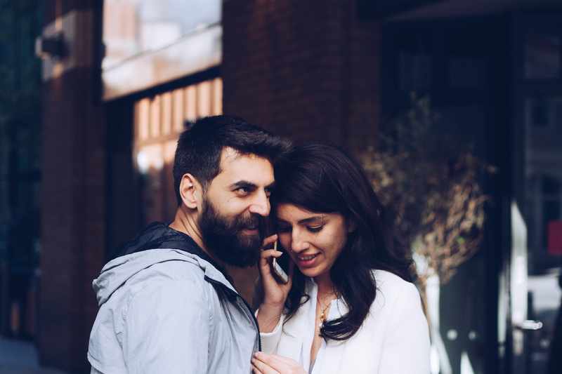 smile, people, communication, friendship, portrait, two People, calling, couple - Relationship, dating, cheerful, lifestyles, man, 5K, real people, couple