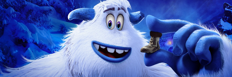horns, look, shoes, 2018, Smallfoot, smile, Yeti, eyes, Bigfoot, 8K