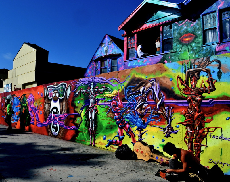 built structure, city, Graffiti, Artistic, beach, street, wall - building feature, messy, creativity, paint, venice, art and craft, dreamin, building exterior