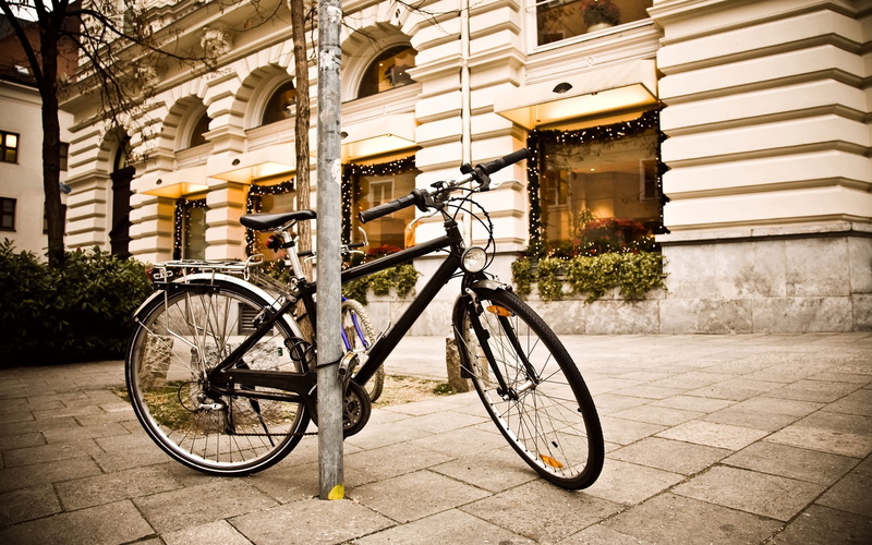 Light, Bike, City, 2K, hardtail, black, Street
