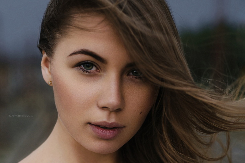 Roma Chernotitckiy, face, 1080P, portrait, women, depth of field