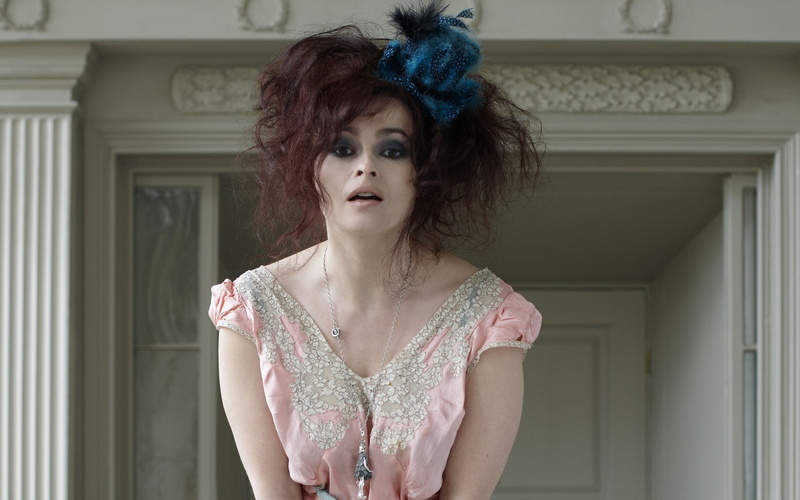 hairstyle, headshot, English, leisure activity, contemplation, front view, young adult, 1080P, beauty, fashion, Helena Bonham Carter, beautiful woman