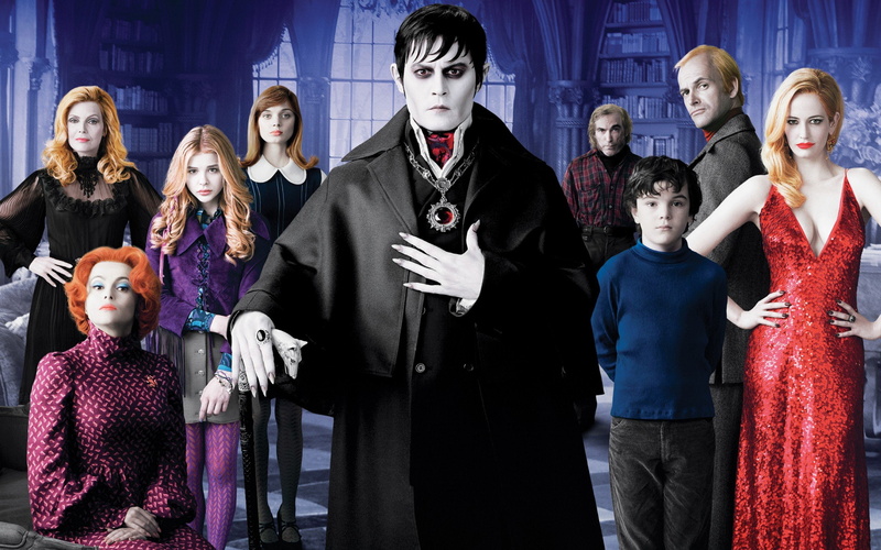 2K, johnny, haley, jackie, dark, jonny, moretz, lee, heathcote, shadows, bella, depp, earle, miller, chloe