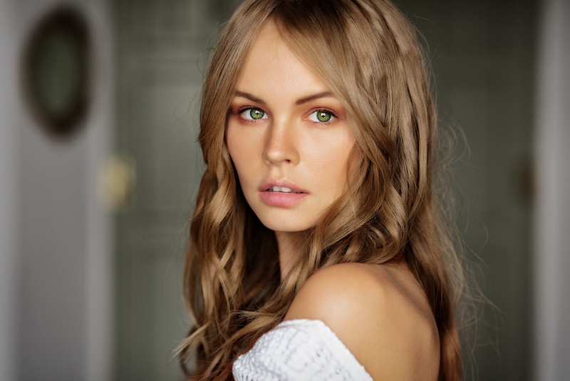 Model Blonde Russian Models Anastasiya Scheglova Woman Face