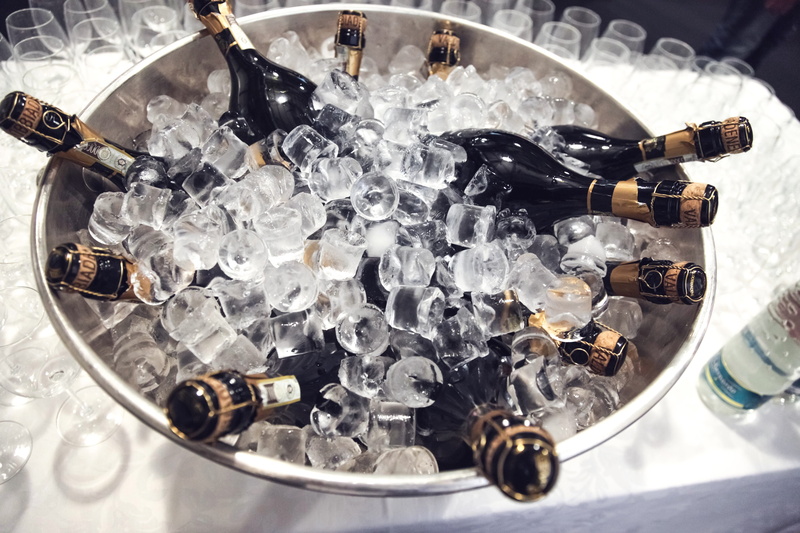 glass - material, transparent, party, ice cube, fizz, beverage, cocktail, frozen, container, celebrate, large group of objects, bottles, food and drink