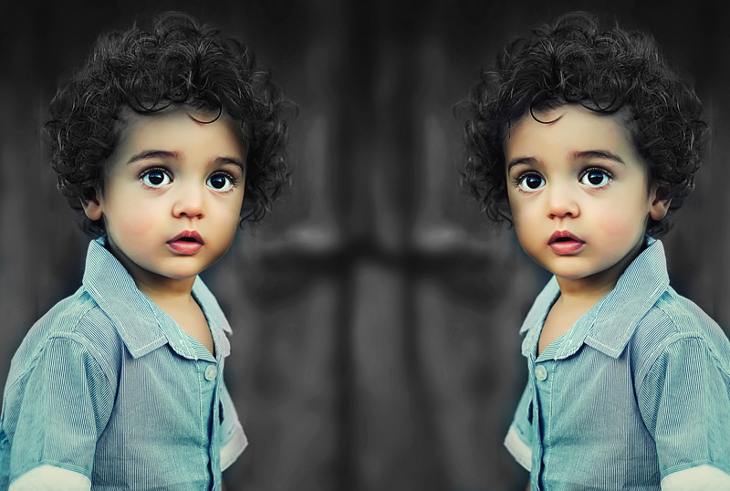 photography, females, males, two people, casual clothing, curly, childhood, boys, shirt, family, looking at camera, hairstyle, indoors, portrait, toddler