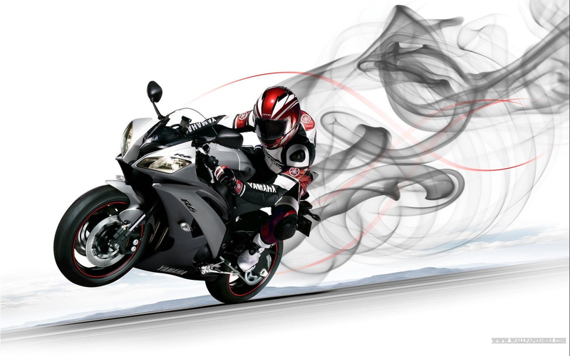 1080P, Motorcycles, yamaha, Motorbikes, art, r, hd