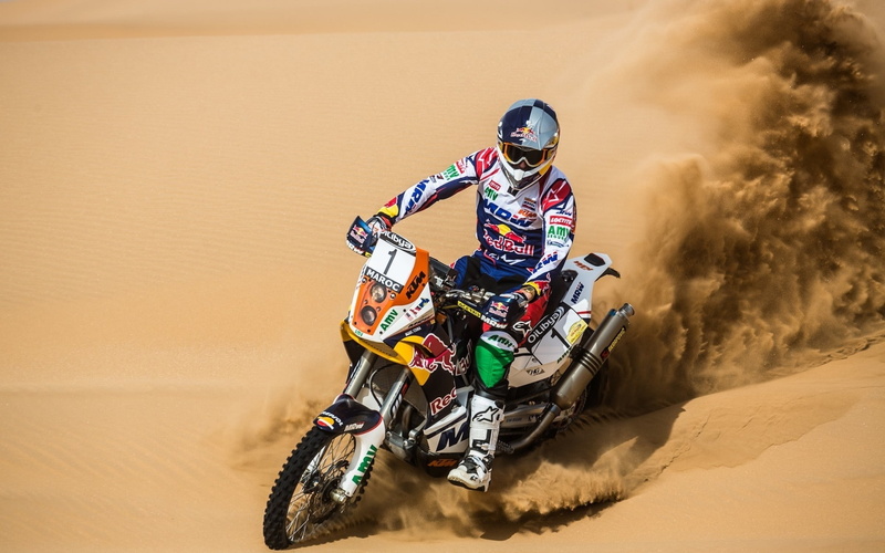 desert, 1080P, Rally Dakar, rally, dakar, motorcycle