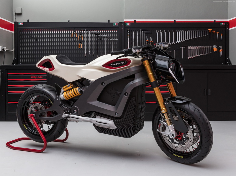 electric motorcycle, custom, 3d printed, best bikes, 1080P, Italian Volt Lacama