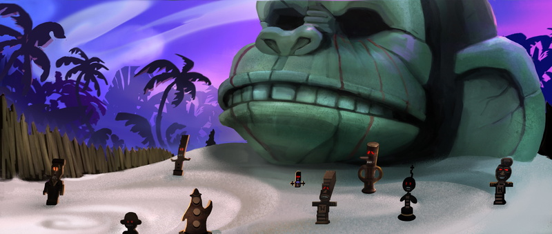 5K, adventure, fantasy, monkey, island, animation