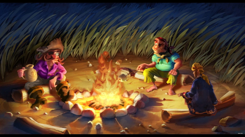 monkey, island, adventure, fantasy, animation, 1080P