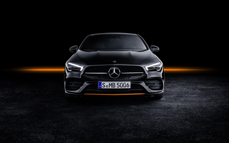 AMG Line, coupe, Mercedes - Benz, Mercedes-Benz CLA, 8K, 2019, Edition Orange Art