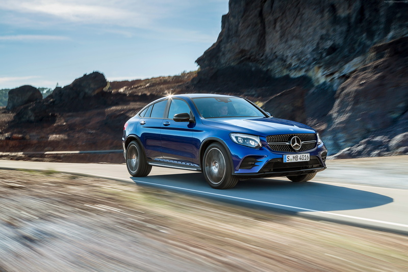 blue, NYIAS 2016, 4K, Mercedes-Benz Glc Amg Line